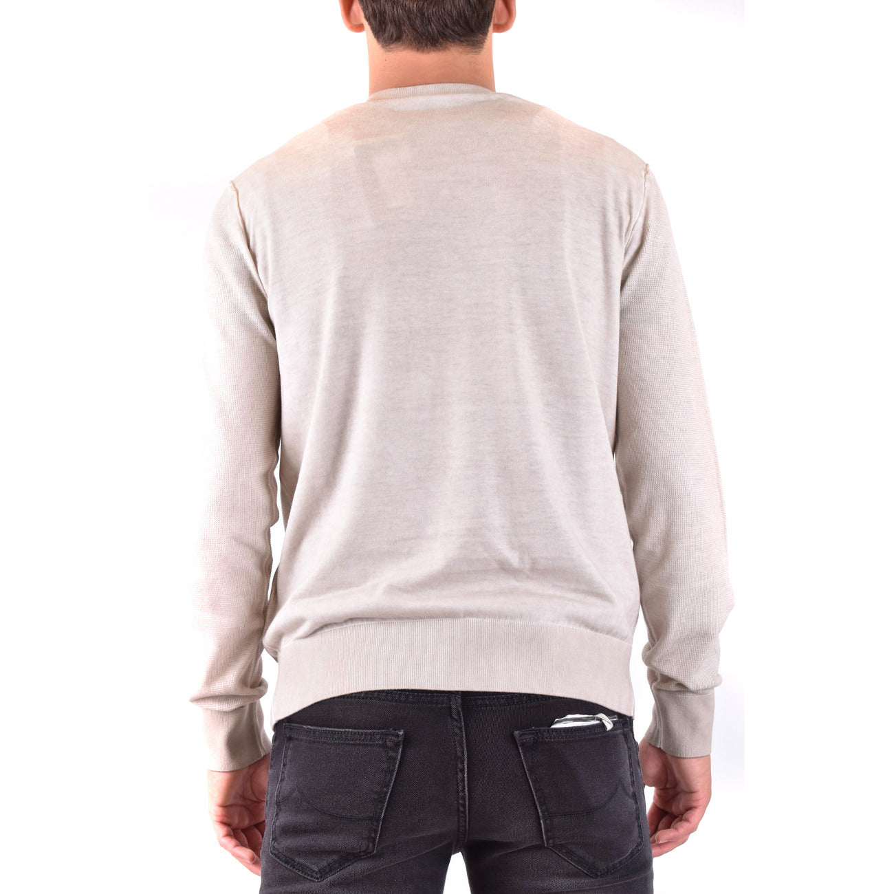 Paolo Pecora Men's Cotton Sweater – White