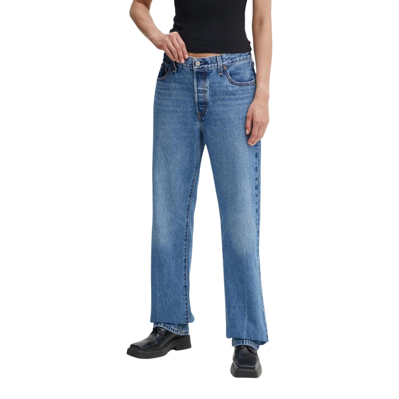 Levi's women's 100% cotton jeans – Light blue