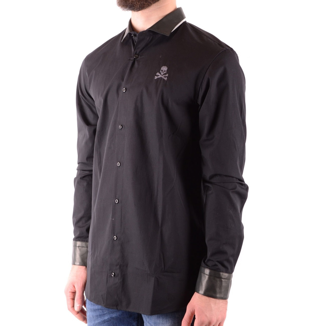 Philipp Plein Men's Cotton Shirt – Black