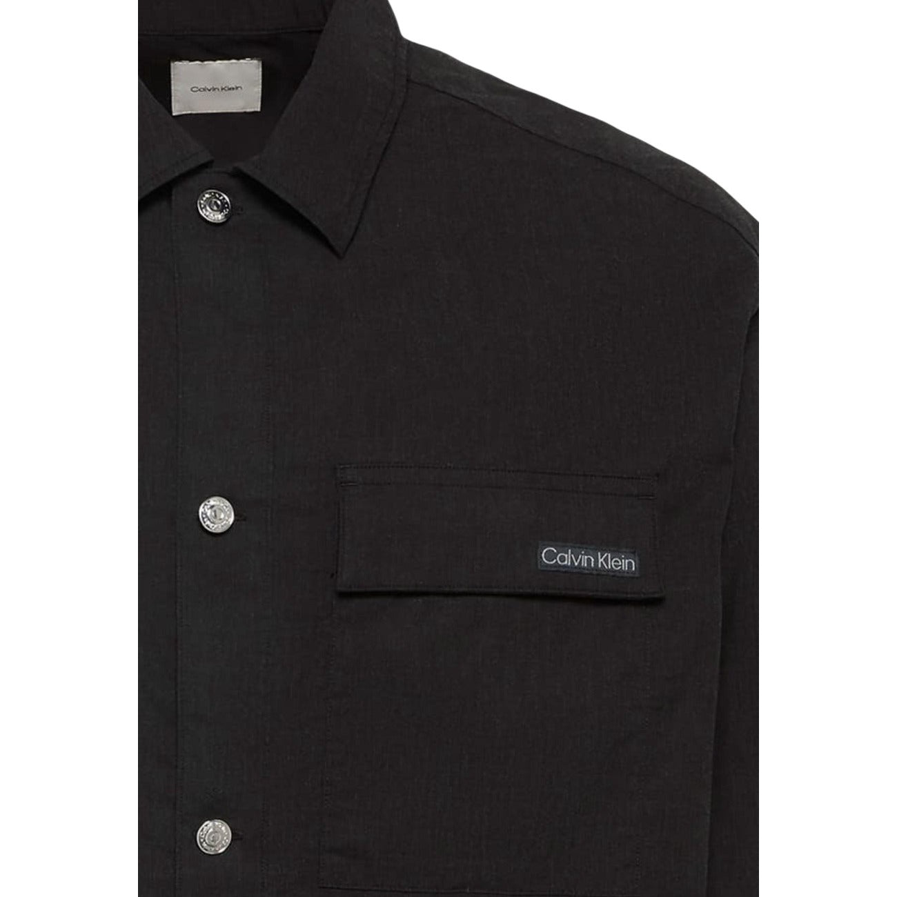 Calvin Klein Jeans Men's Long Sleeve Shirt – Black