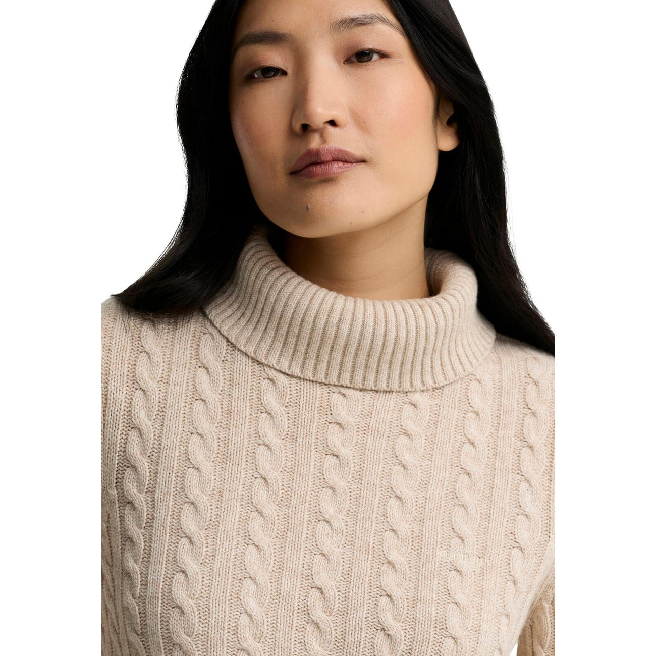 Barbour women's wool & cotton jumper – Beige