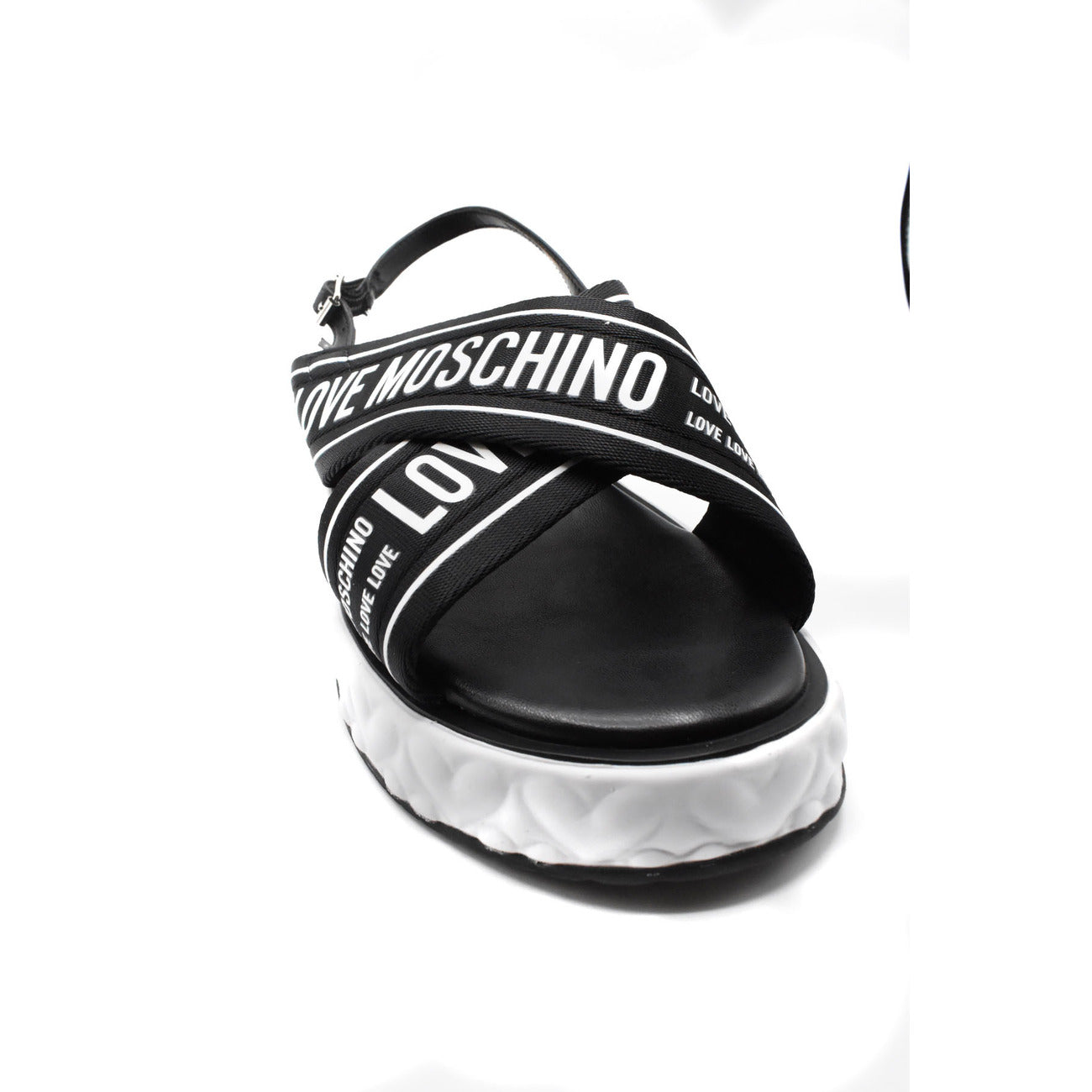 Sandales femme noires Love Moschino